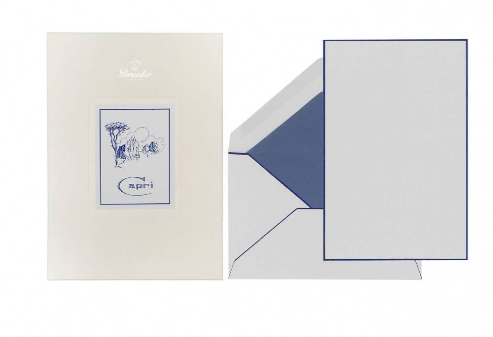 Pineider Set Carta da Lettera Capri A5 Prezzo Ridotto