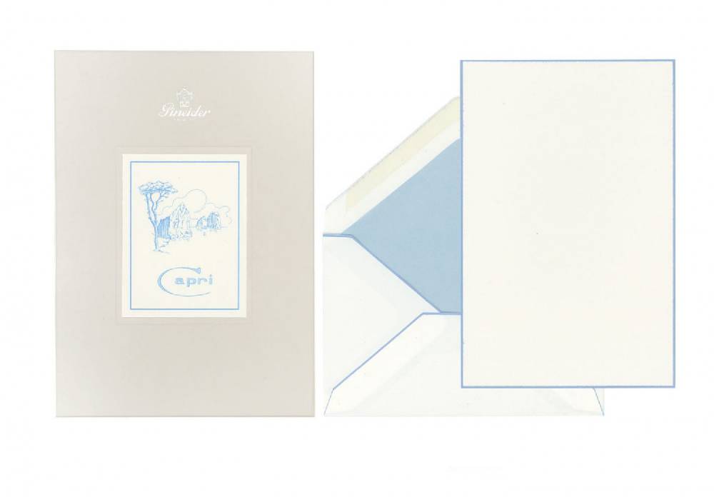 Pineider Set Carta da Lettera Capri A5 Prezzo Ridotto