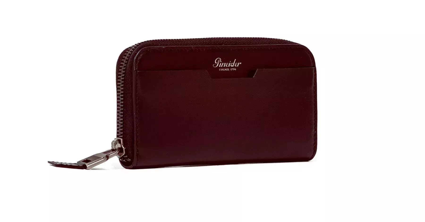 Pineider Astuccio con zip in Metro Smooth Italy