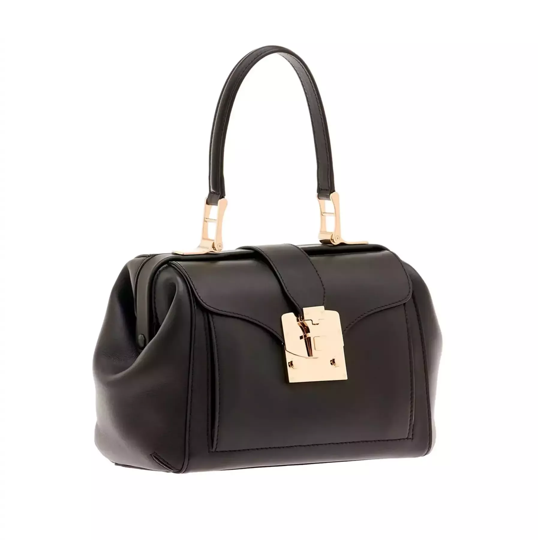 Pineider Lady Doctor Bag Small in Metro Smooth Shopping Online