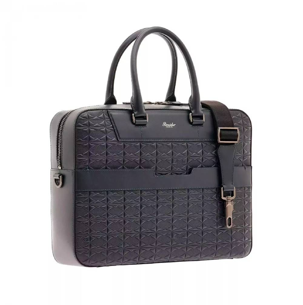 Pineider Tailored Briefcase in Embossed Empress Novità