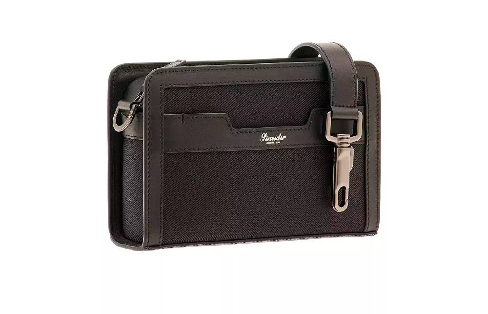 Pineider Odette Crossbody in Metro Smooth Presa