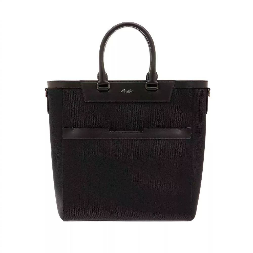 Pineider Florence Vertical Shopping in Metro Nylon