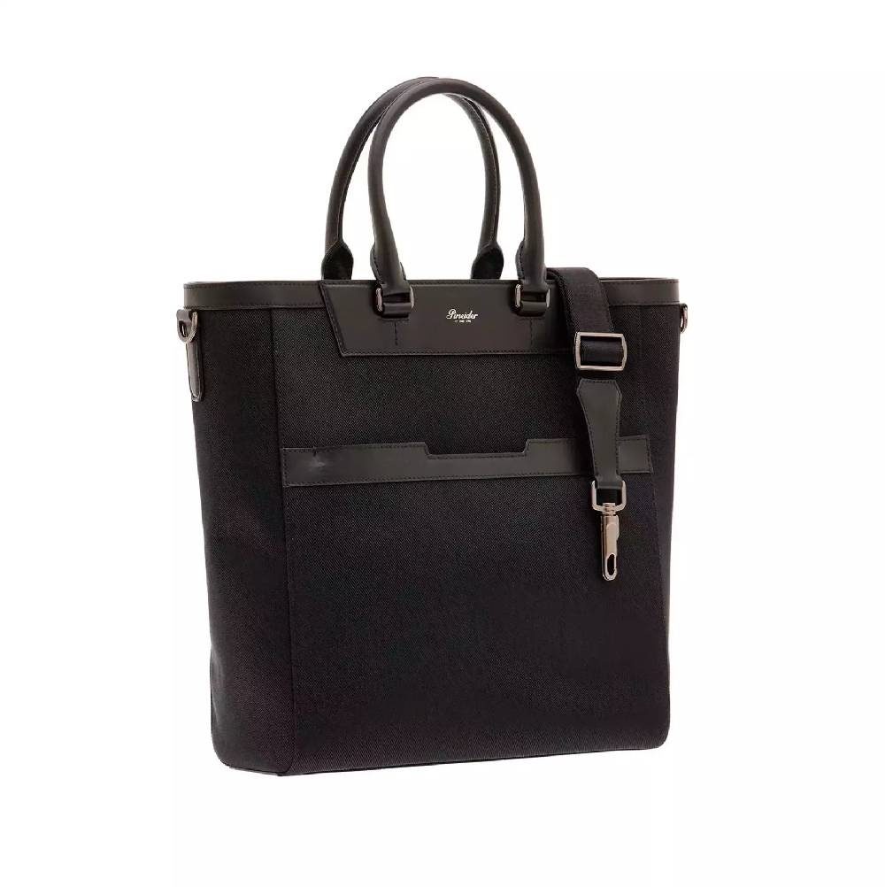 Pineider Florence Vertical Shopping in Metro Nylon Sconto