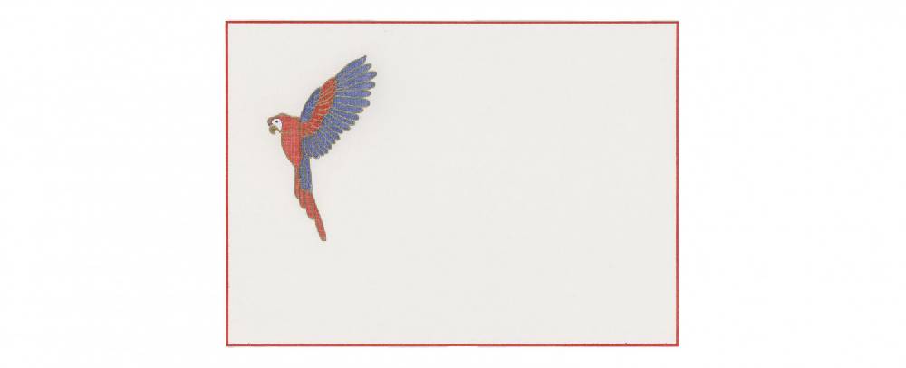 Pineider Biglietti con motivo a rilievo Eight Cards Birds Offerta