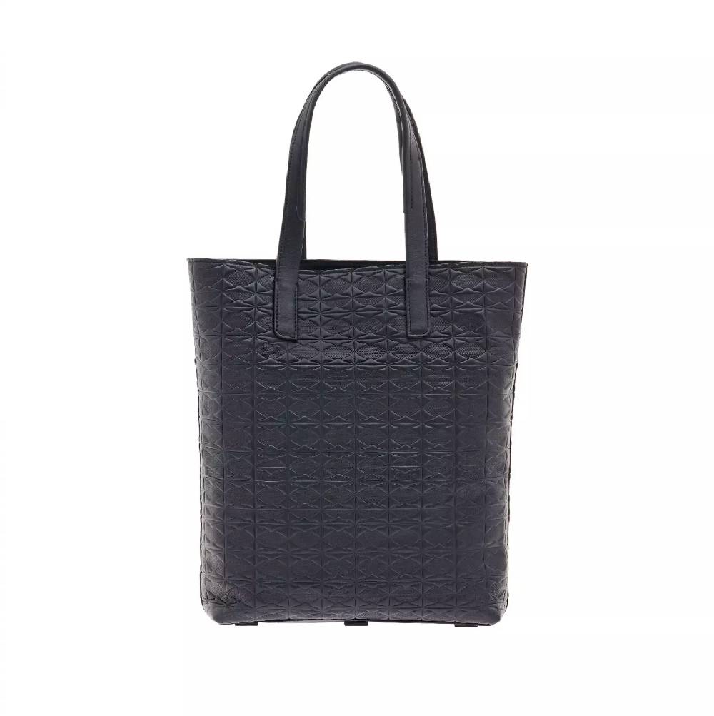 Pineider Vertical Shopping Bag Medium in Embossed Empress Prezzo Ridotto