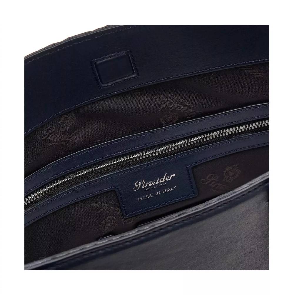 Pineider Vertical Shopping Bag Medium in Embossed Empress Prezzo Ridotto