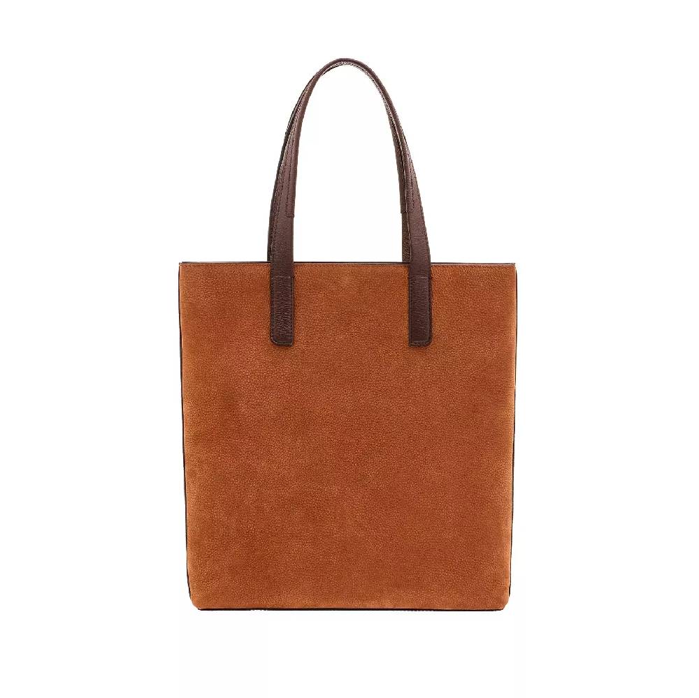 Pineider Slim Shopping Bag in Nabuk Outlet