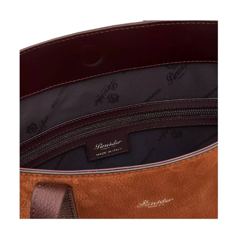 Pineider Slim Shopping Bag in Nabuk Outlet