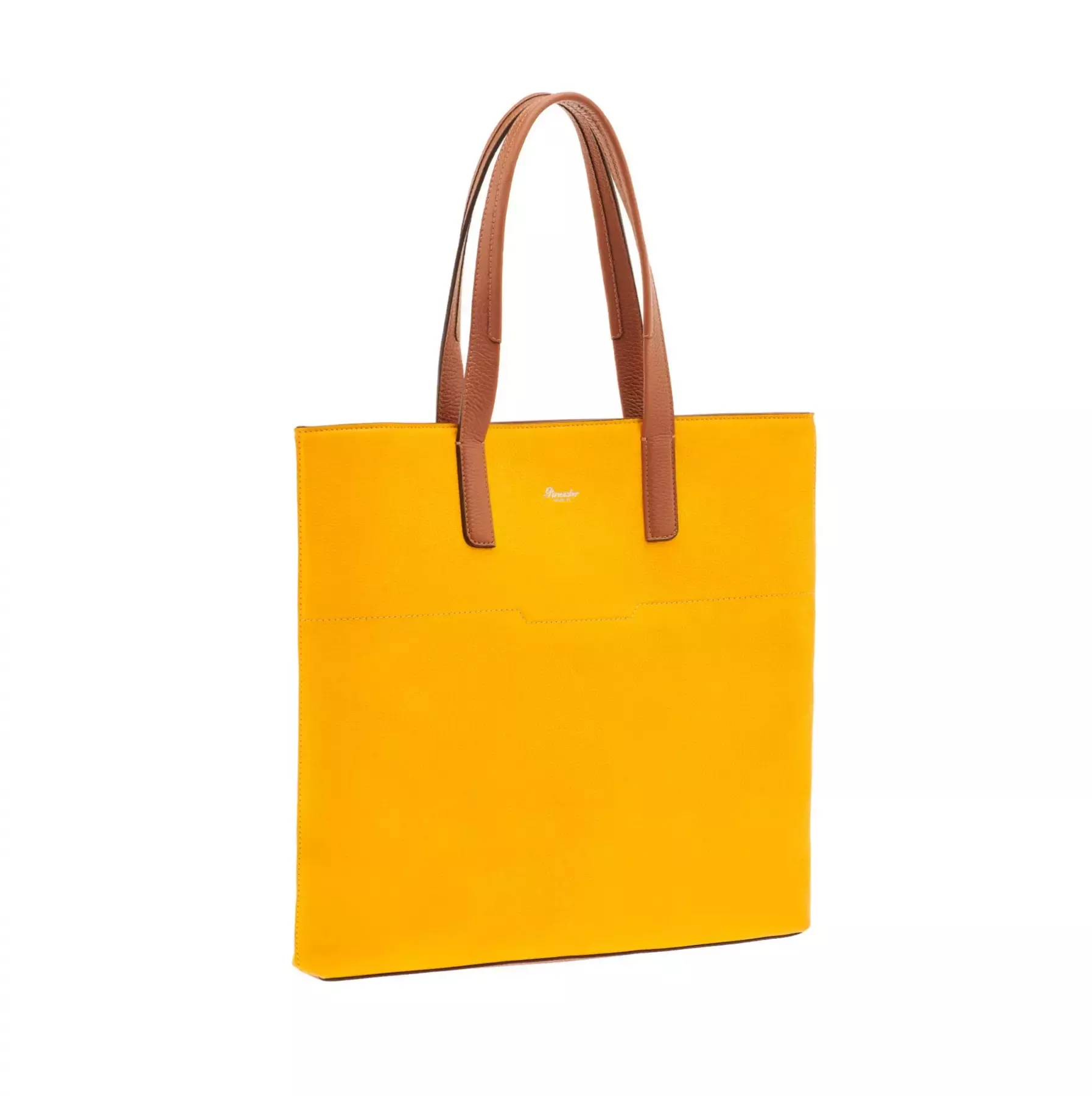 Pineider Slim Shopping Bag in Nabuk Outlet