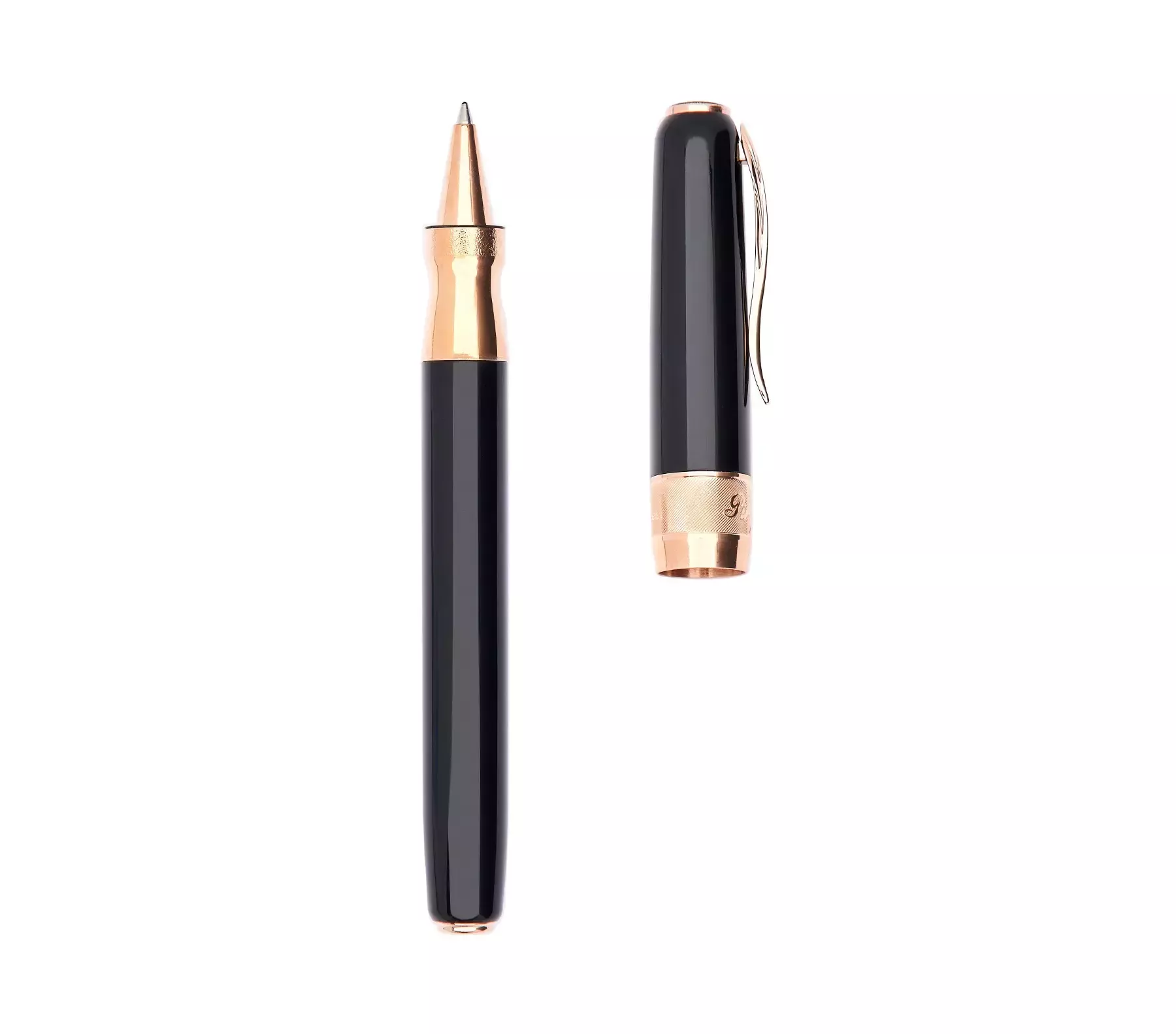 Pineider Penna Roller Classic Rose Gold Vendita Calda