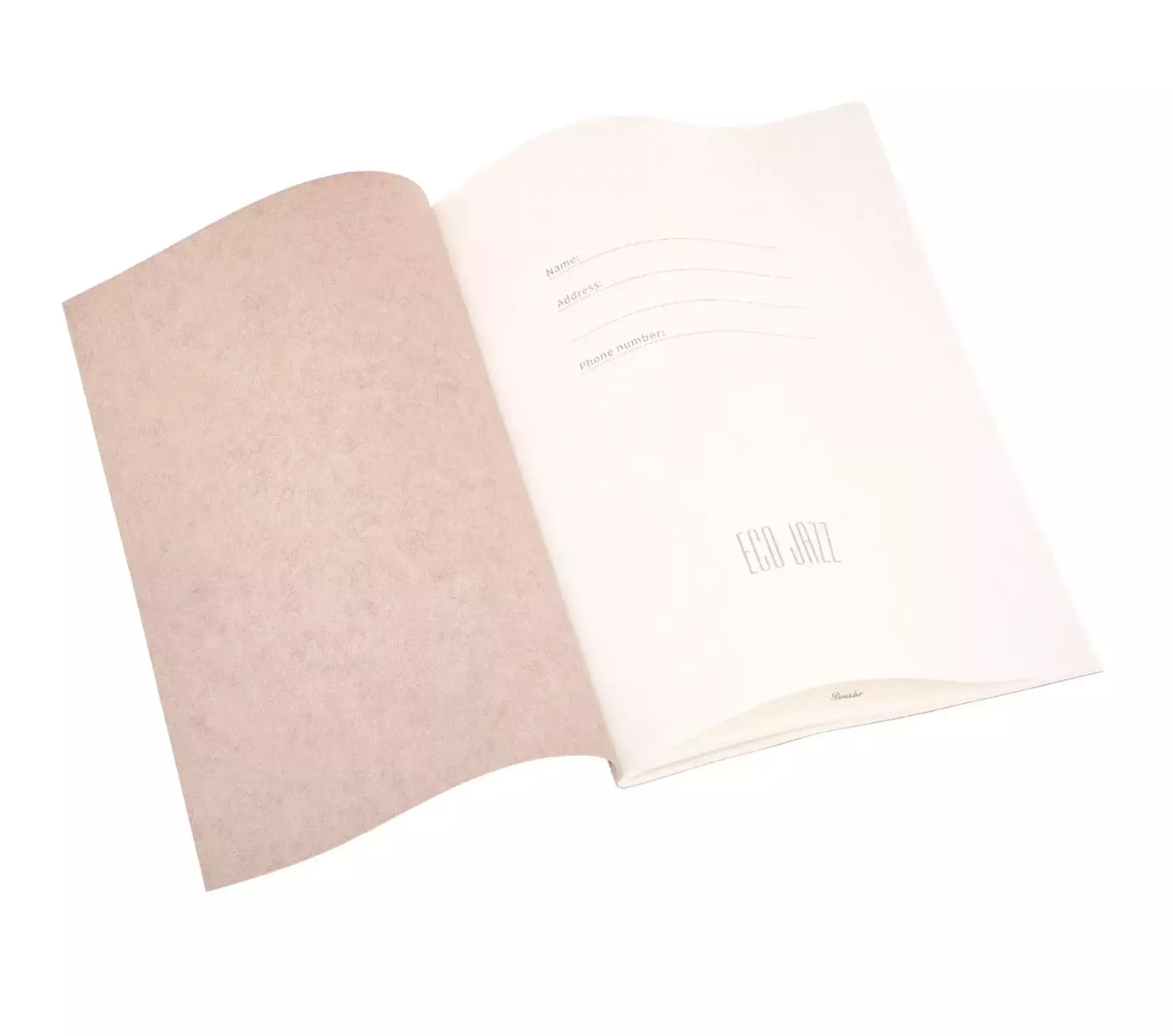 Pineider Notebook EcoJazz senza righe In Linea