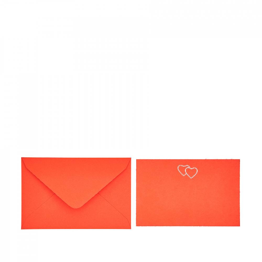 Pineider S.VALENTINO DUE CUORI ROSSO Qualità Garantita