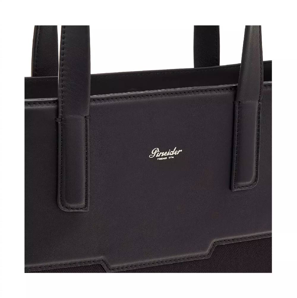 Pineider Museum Vertical Shopping Bag in Metro Nylon Negozi Online