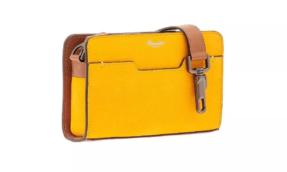 Pineider Odette Crossbody in Nabuk Consegna Veloce