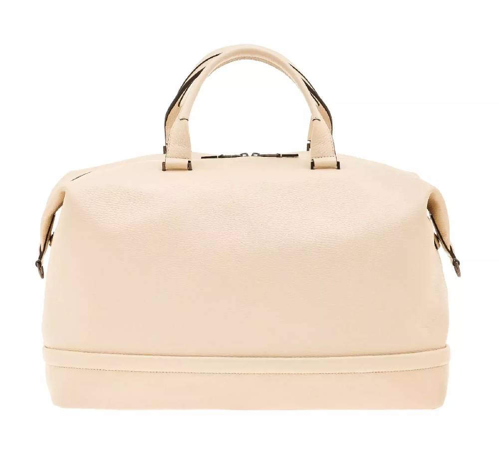 Pineider Weekender Duffle in Bottalato Black Friday Prezzi