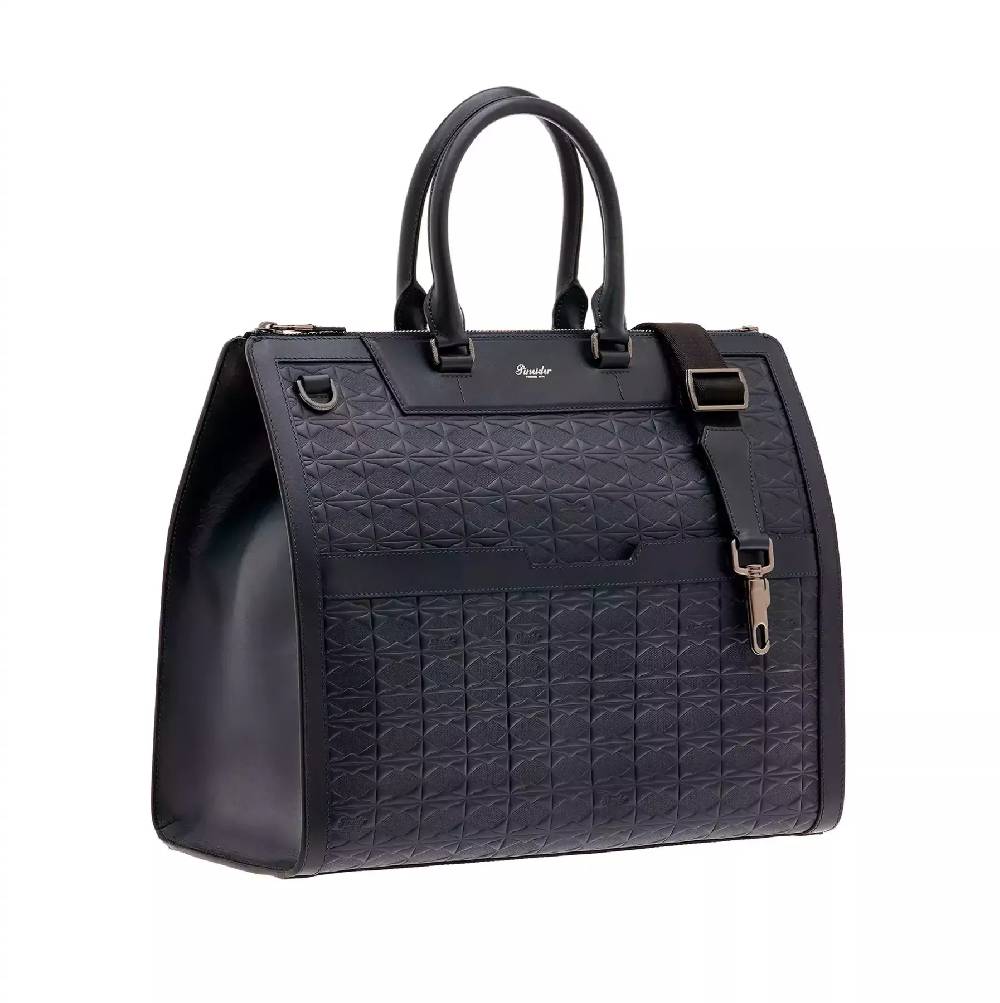 Pineider Business Duffle in Embossed Empress Economico
