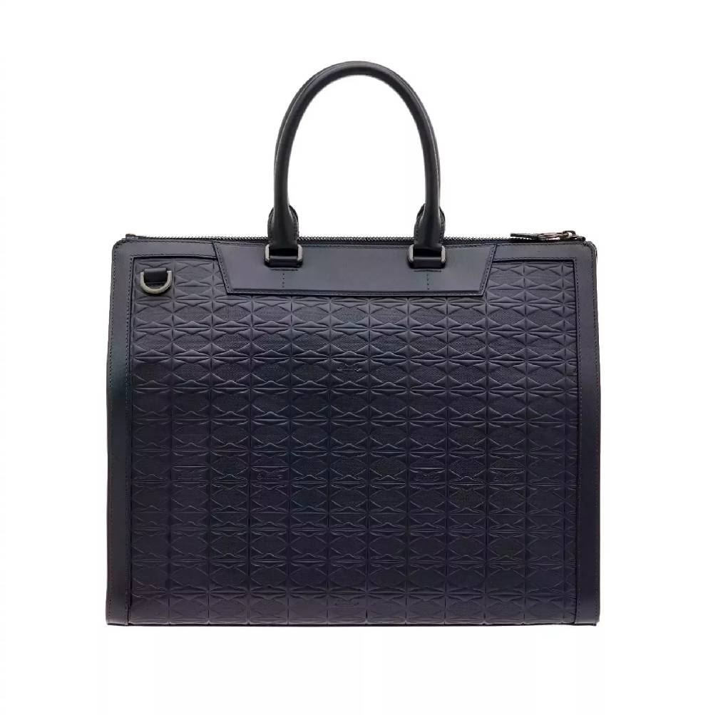 Pineider Business Duffle in Embossed Empress Economico