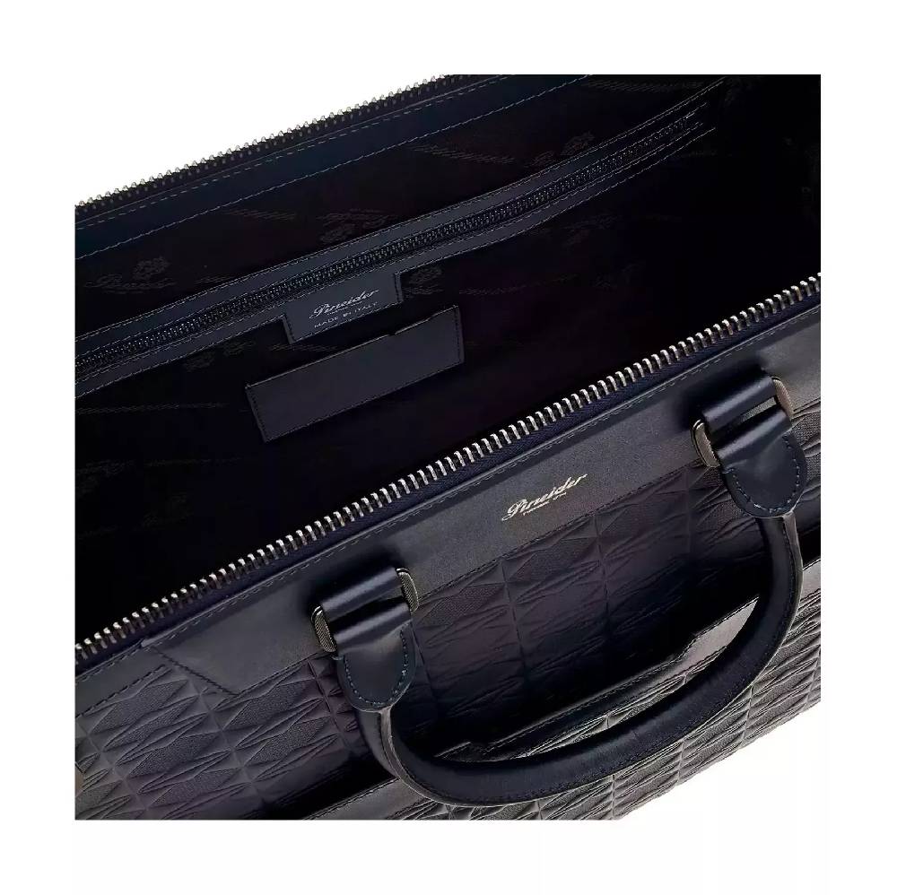 Pineider Business Duffle in Embossed Empress Economico