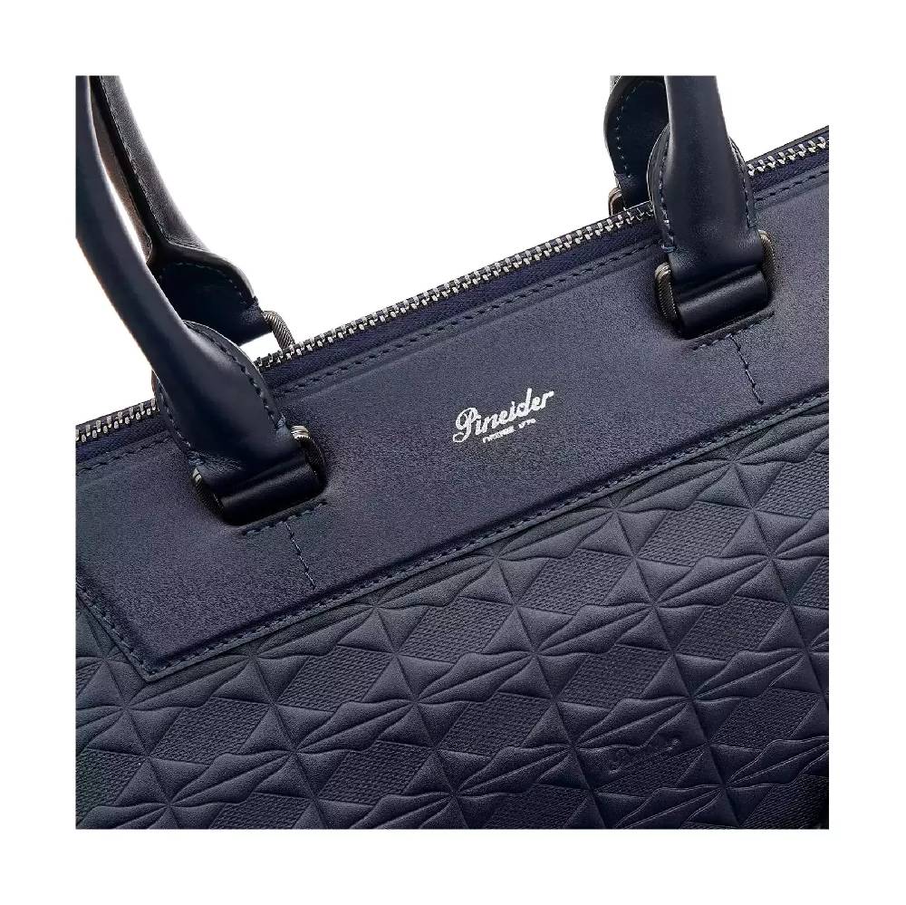 Pineider Business Duffle in Embossed Empress Economico