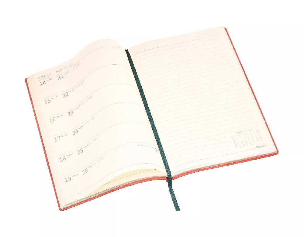 Pineider Agende Settimanale Milano 18 mesi- 14,5x21 cm Italia