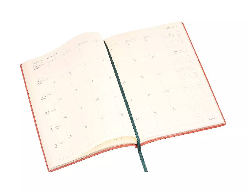 Pineider Agende Settimanale Milano 18 mesi- 14,5x21 cm Italia