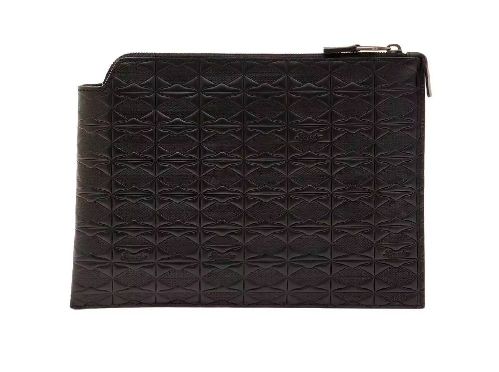 Pineider Pouch Medium in Embossed Empress Pezzi Unici