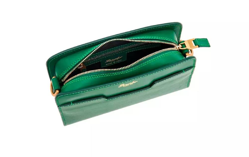 Pineider Odette Crossbody in Metro Smooth Negozi Online