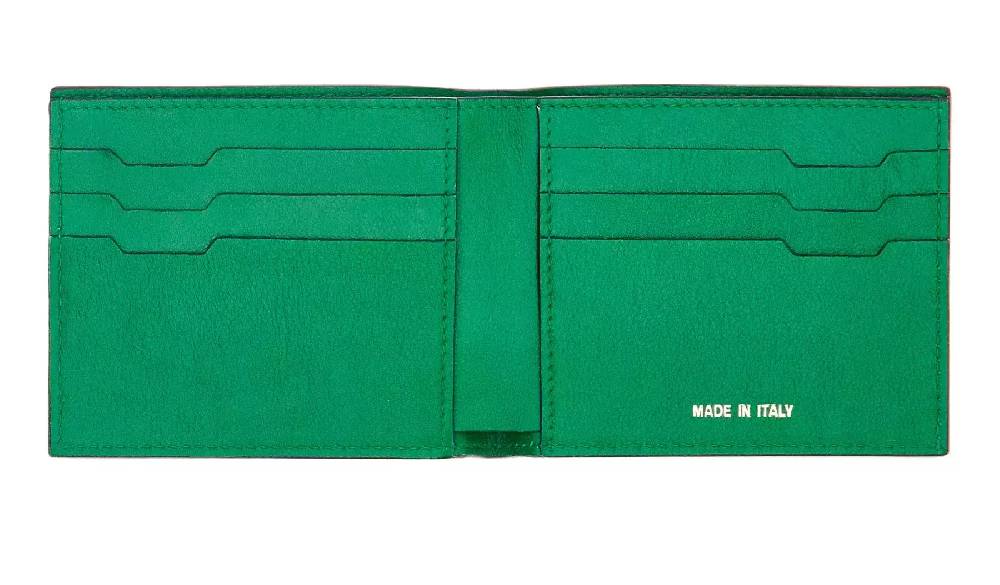 Pineider Portafoglio con 6 porta carte in Metro Smooth Consegna Veloce