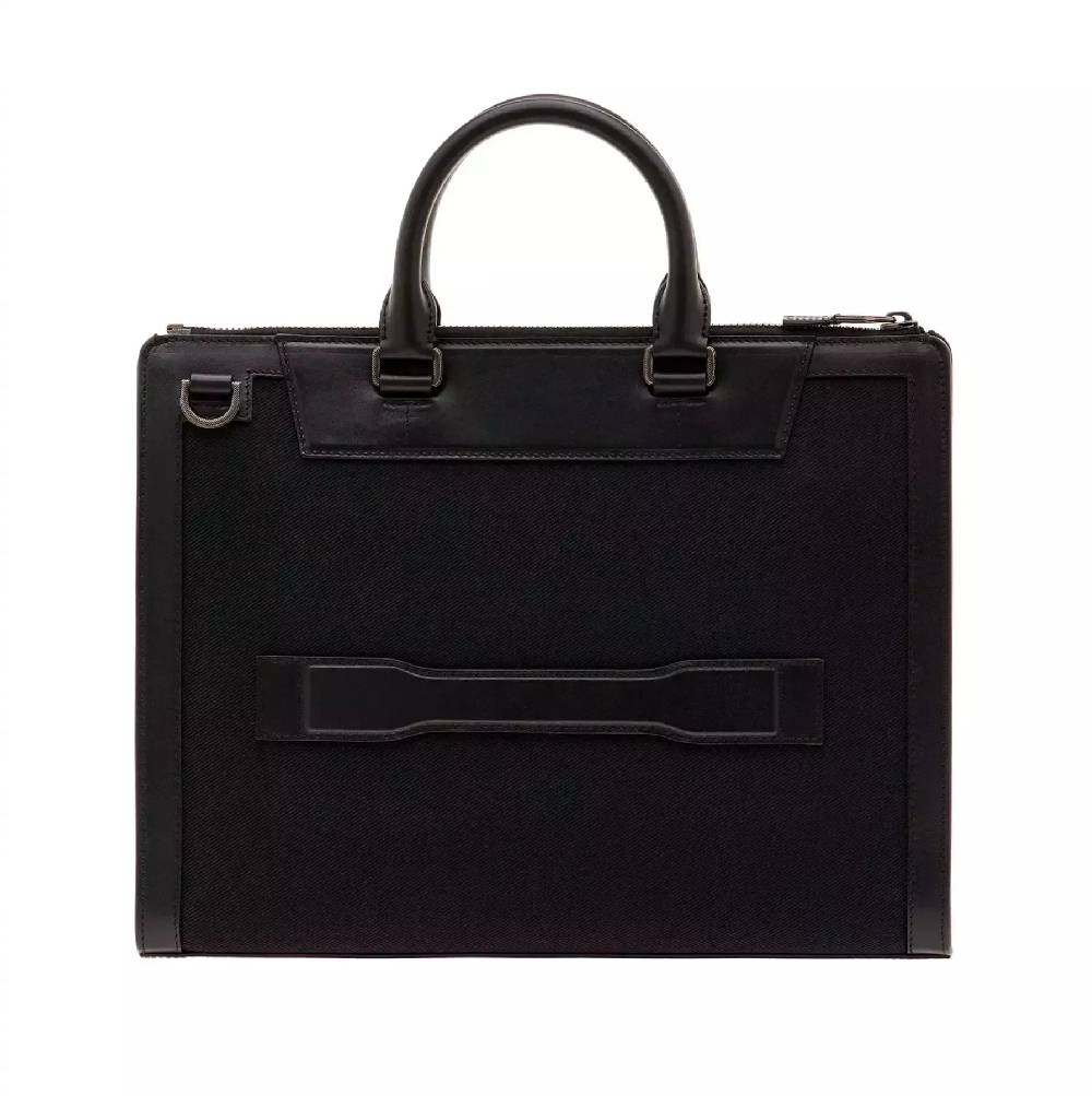Pineider Slim Briefcase in Metro Nylon Shopping Online