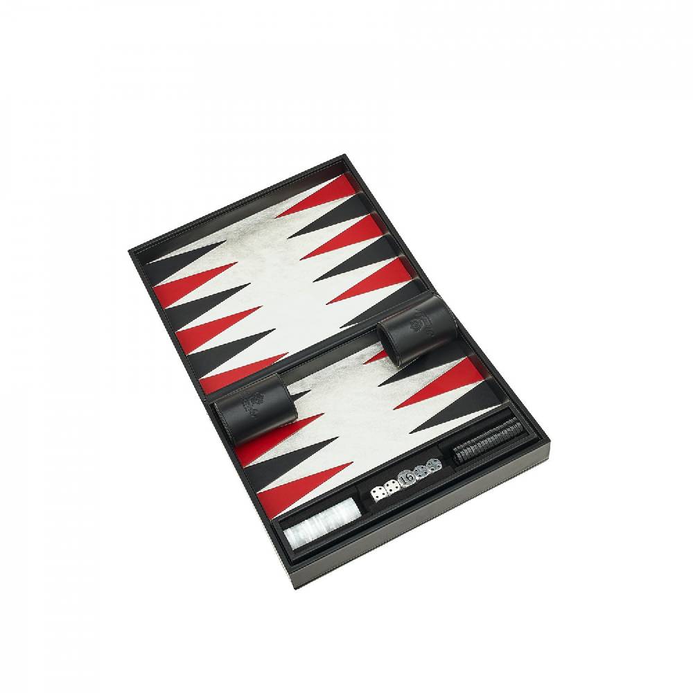 Pineider Set Backgammon In Linea
