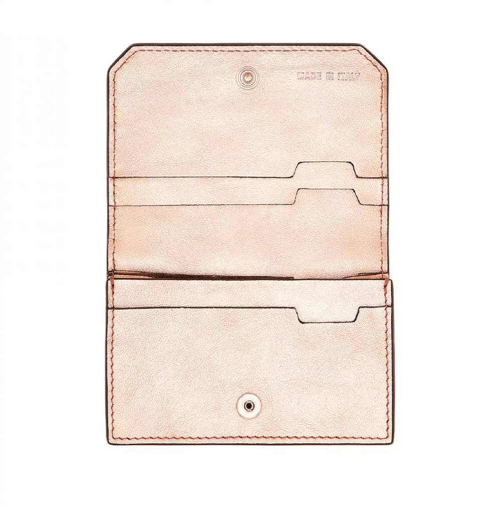 Pineider Porta carte con patta in Metro Smooth In Saldo