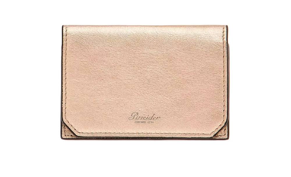 Pineider Porta carte con patta in Metro Smooth In Saldo