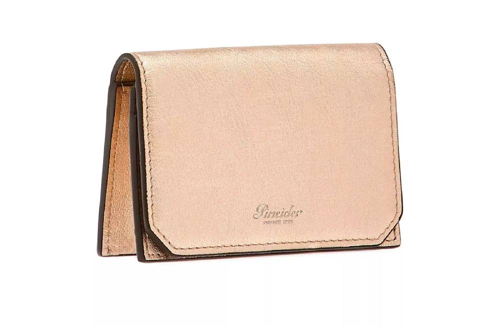 Pineider Porta carte con patta in Metro Smooth In Saldo