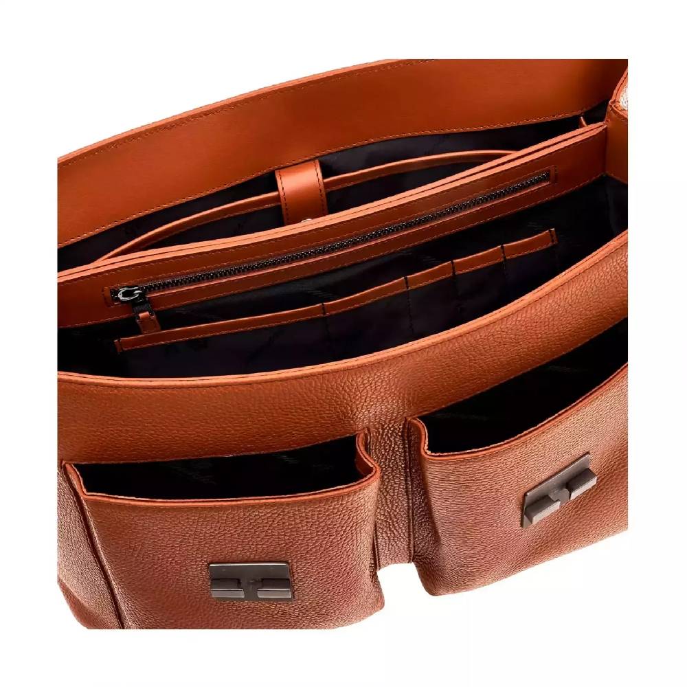Pineider Double Briefcase in Bottalato Fino Al -60%