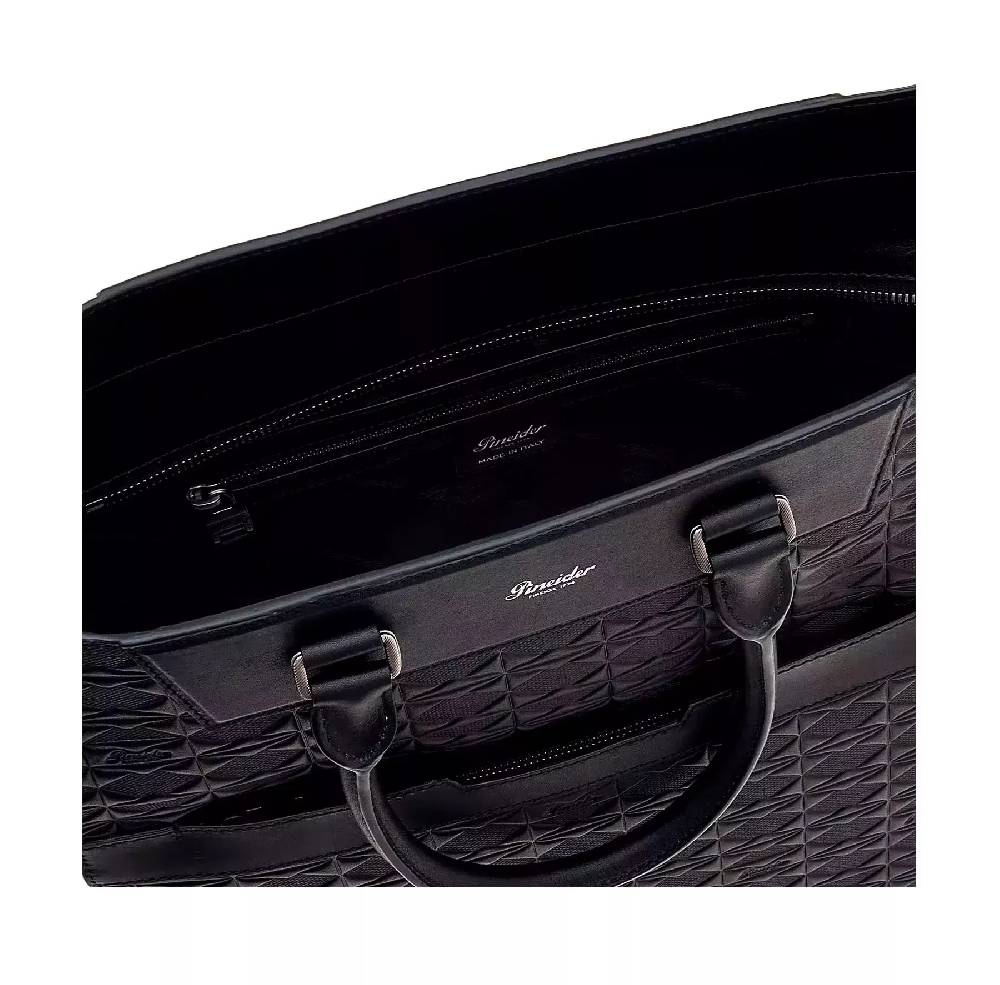 Pineider Vertical Shopping in Embossed Empress Sottocosto