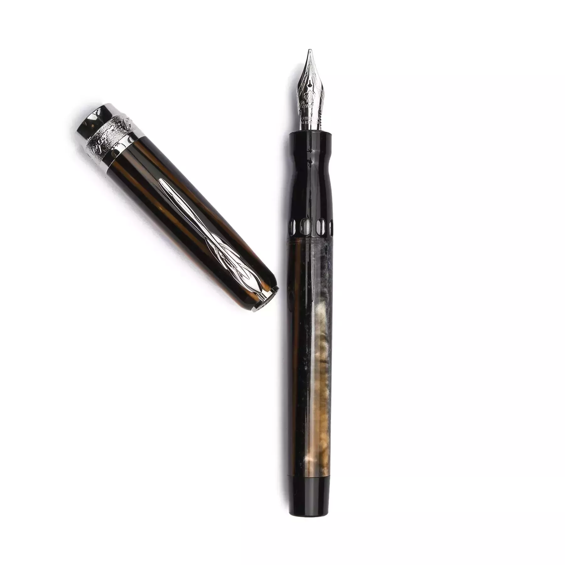 Pineider Penna Stilografica Arco Blue Bee Presa