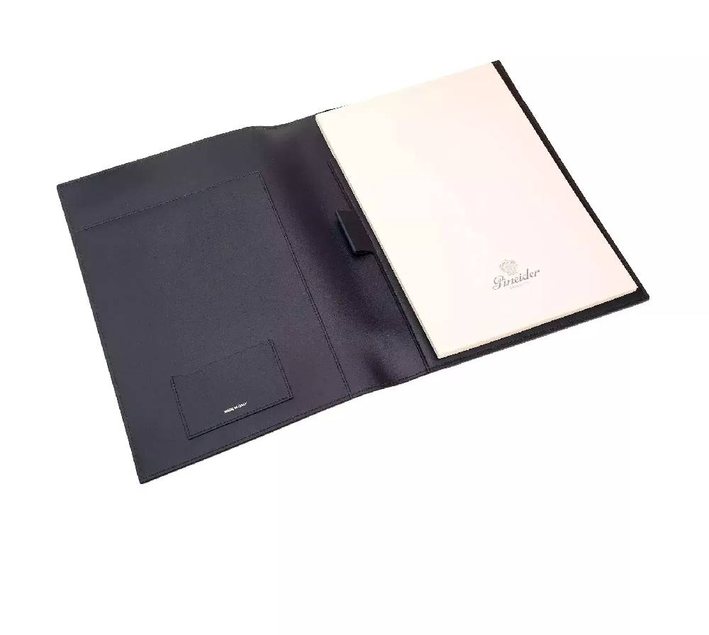 Pineider Porta Notepad con porta carte in Mini Franzi Saldi Di Fabbrica