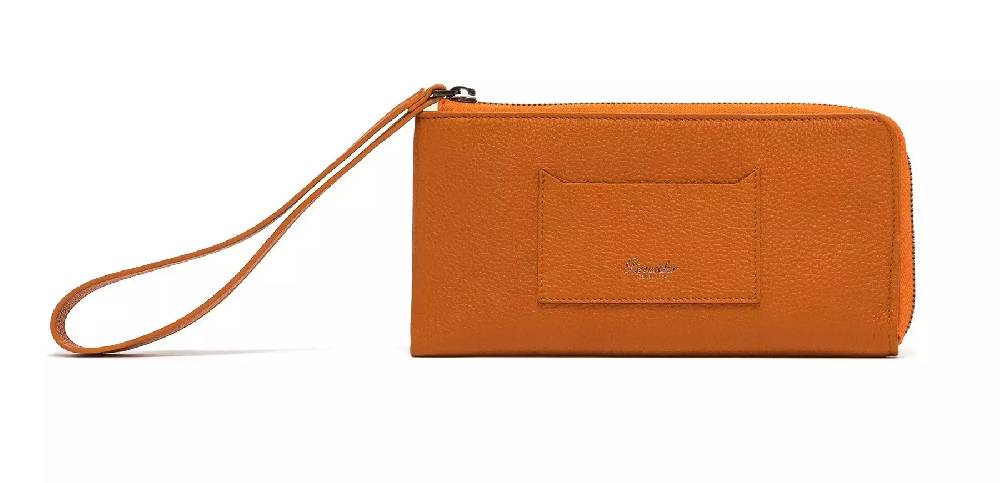 Pineider Portafoglio con zip in Bottalato Nuova