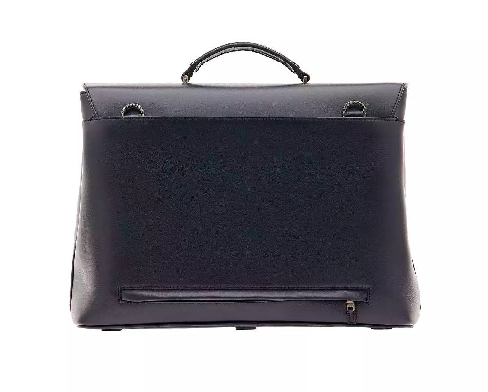 Pineider Double Briefcase in Metro Smooth Italia
