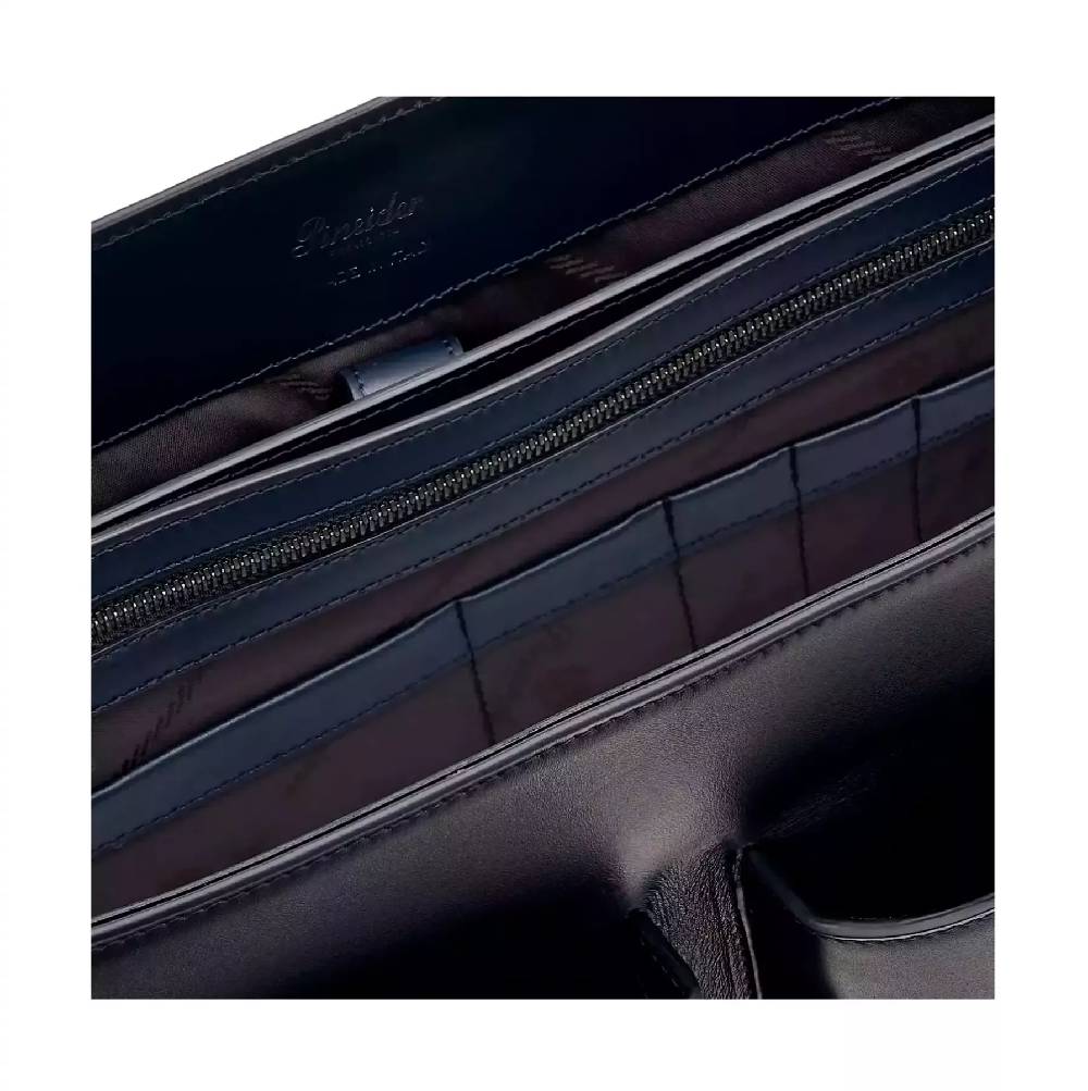 Pineider Double Briefcase in Metro Smooth Italia