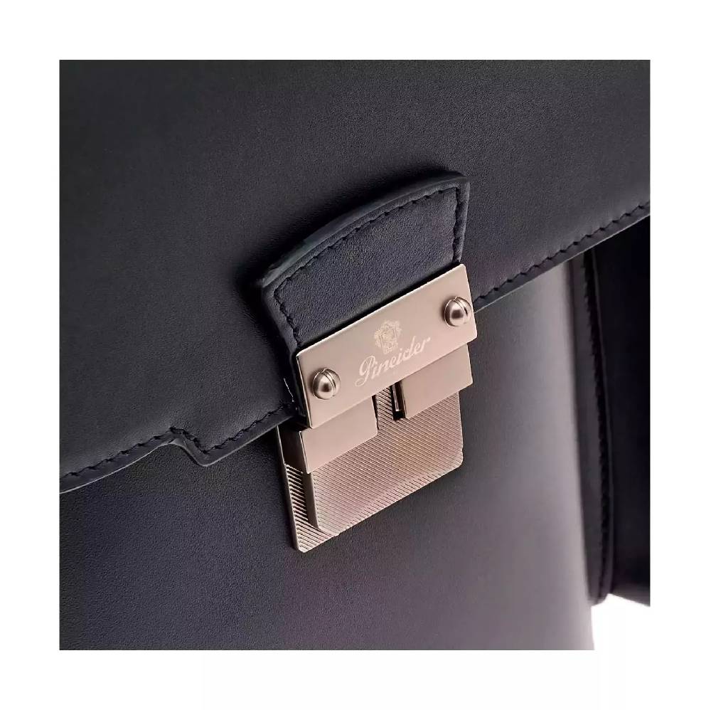 Pineider Double Briefcase in Metro Smooth Italia