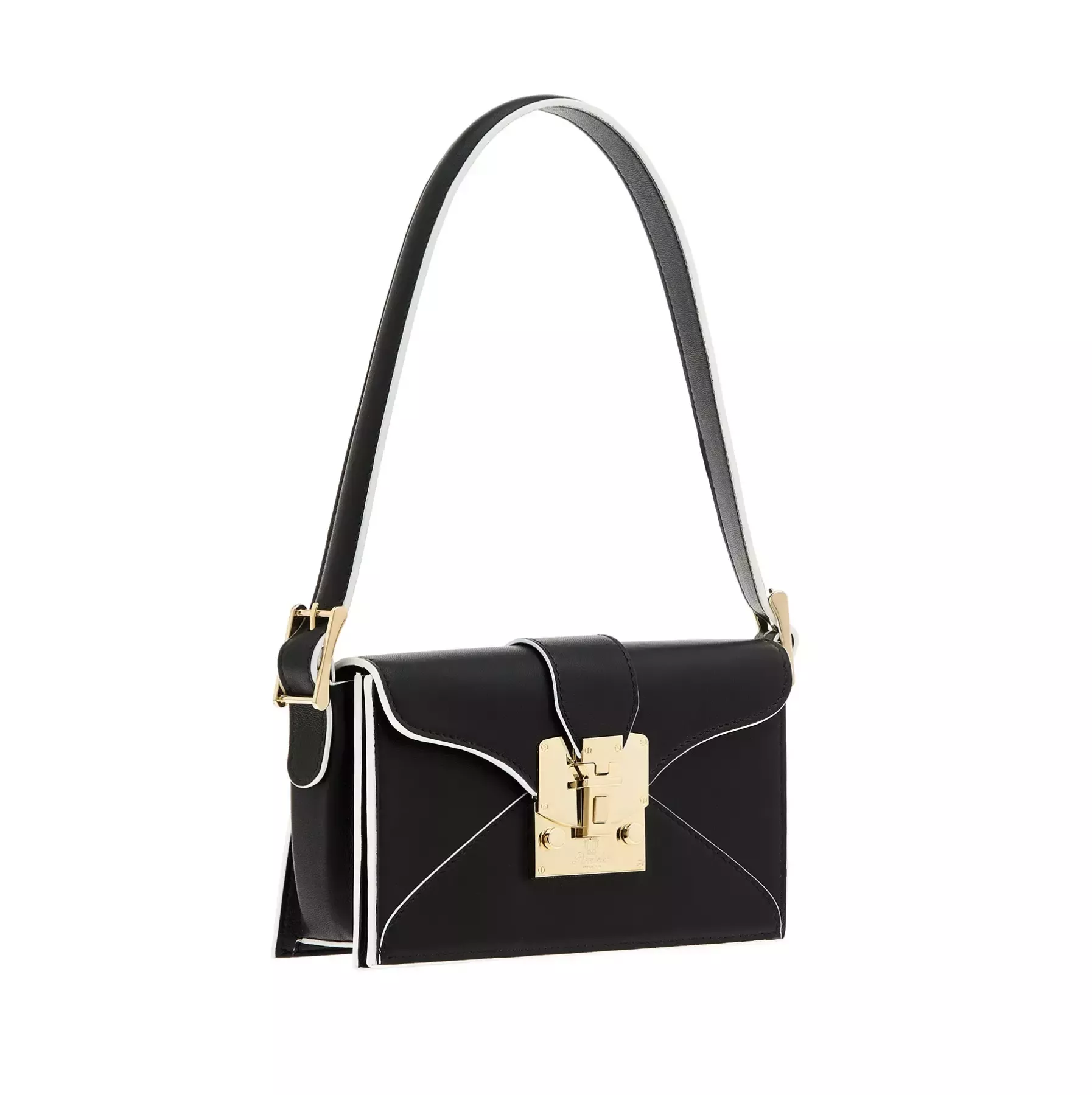 Pineider Borsa Envelope in Pelle Liscia Vendita