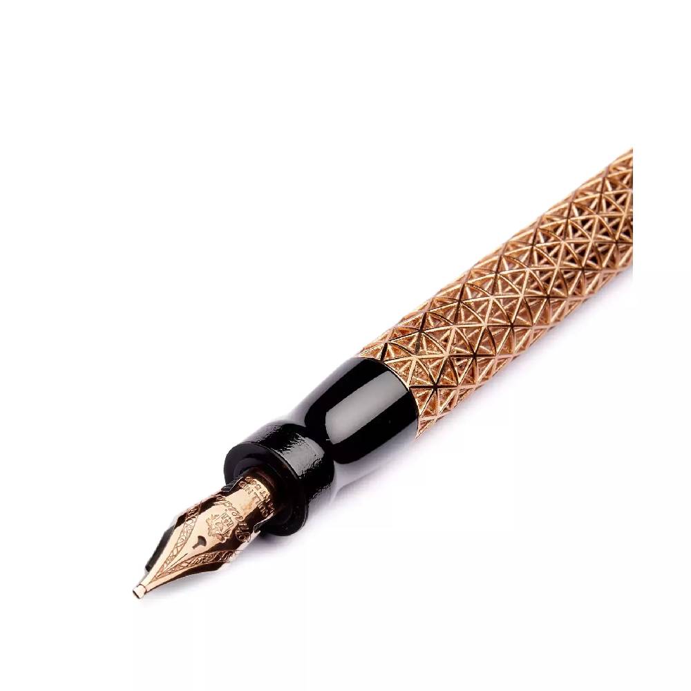 Pineider Penna Stilografica Psycho- Pennino in Oro 14KT Convenienza