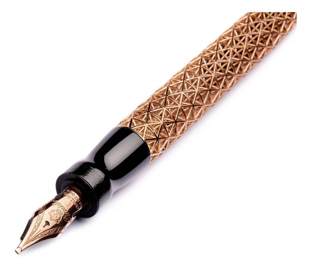 Pineider Penna Stilografica Psycho- Pennino in Oro 14KT Convenienza
