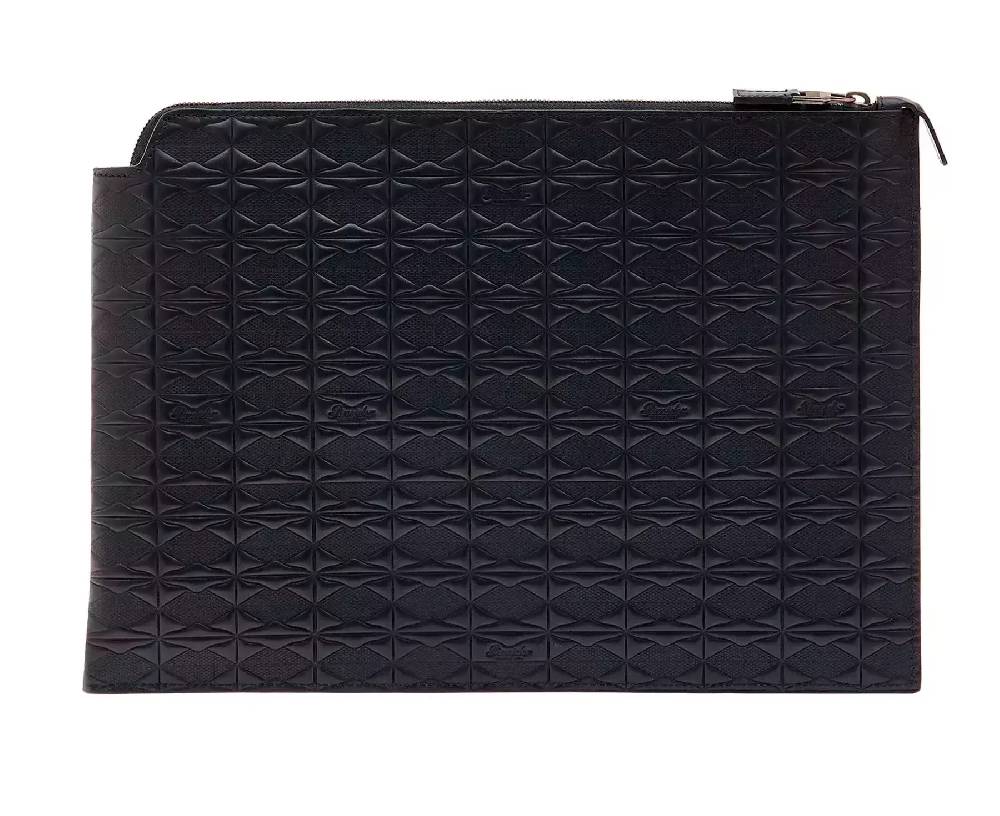Pineider Pouch Large in Embossed Empress Economico
