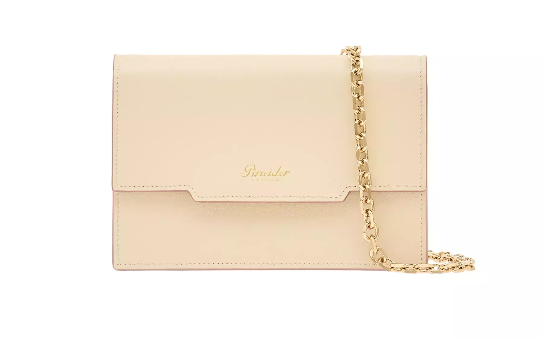 Pineider Flap Shoulder Bag in Metro Smooth I Più Venduti