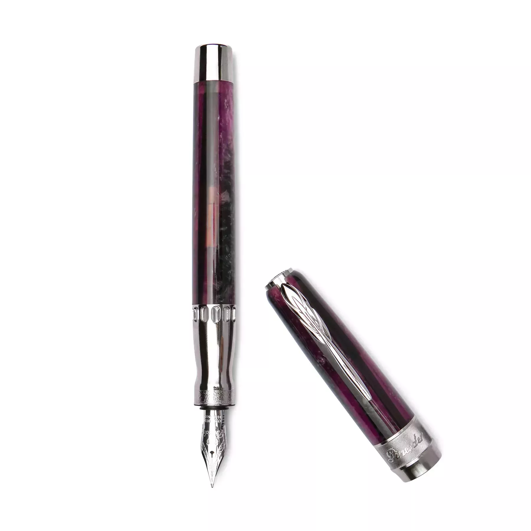 Pineider Penna Stilografica Arco Deep Purple Nuova