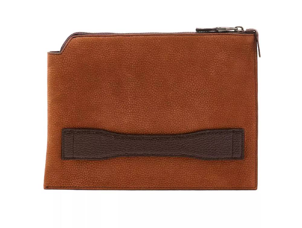 Pineider Pouch Medium in Nabuk Convenienza