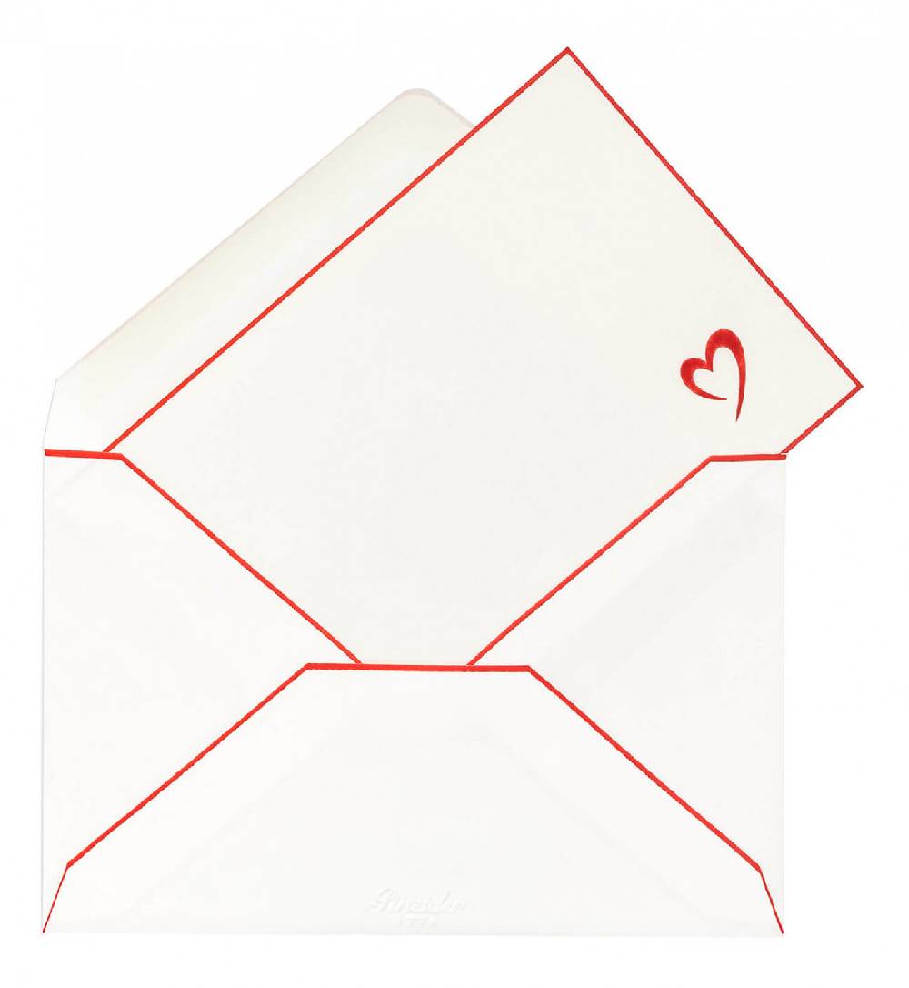 Pineider Portachiavi con Cuore in Pelle Offerte